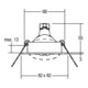 Brumberg Leuchten Einbau-Downlight chrom 00229602