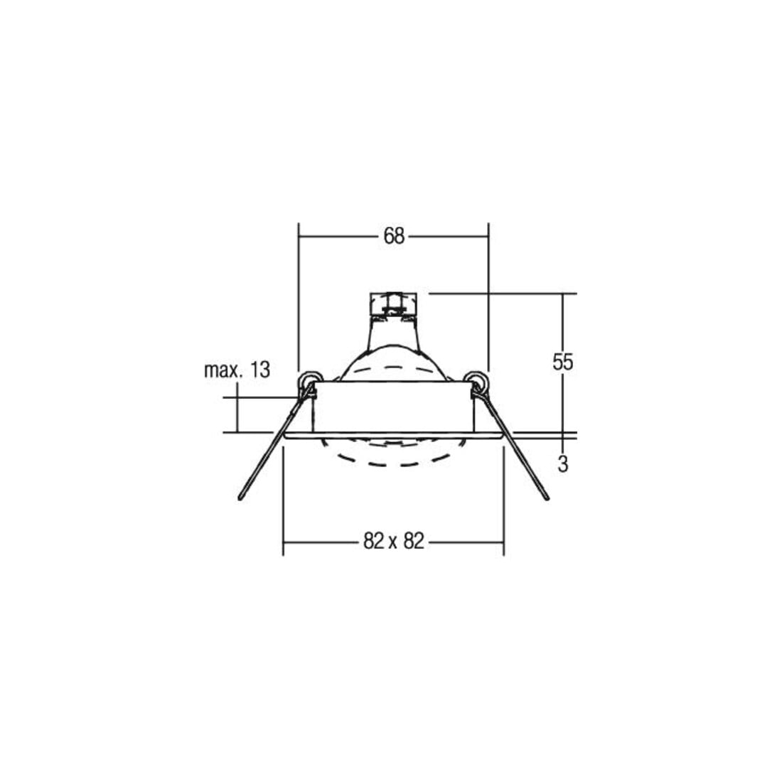 Brumberg Leuchten Einbau-Downlight weiß 00229607