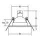 Brumberg Leuchten Einbauleuchte 50W eds 00219022