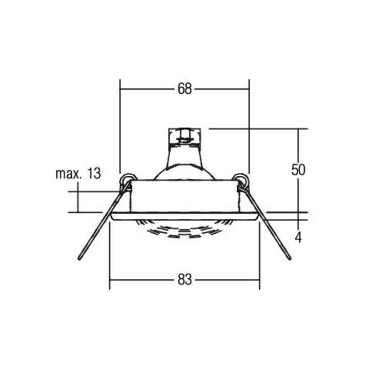 Brumberg Leuchten Einbauleuchte 50W eds ws 00219107
