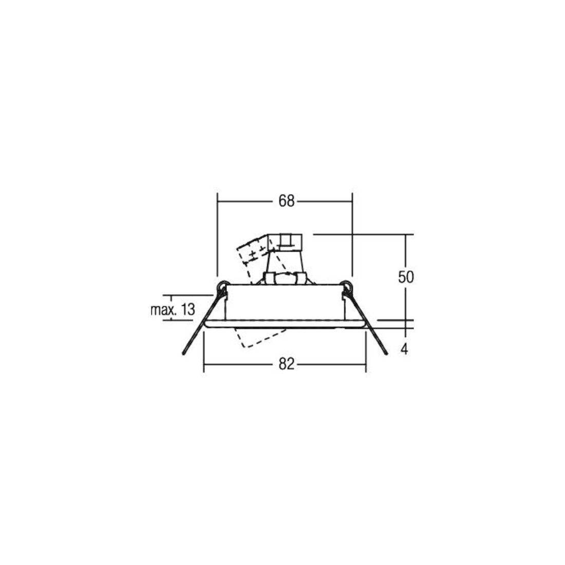 Brumberg Leuchten Einbauleuchte 50W ws 00199607