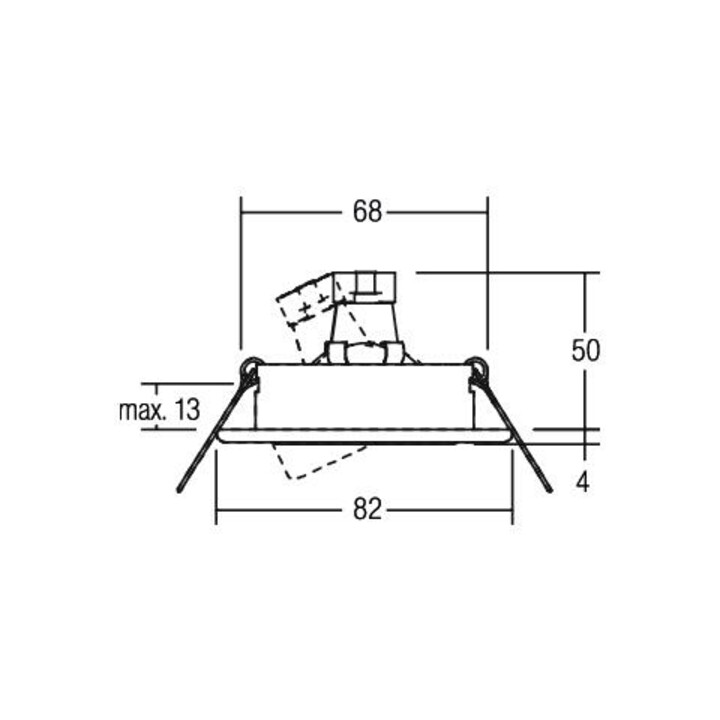 Brumberg Leuchten Einbauleuchte 50W ws 00199607