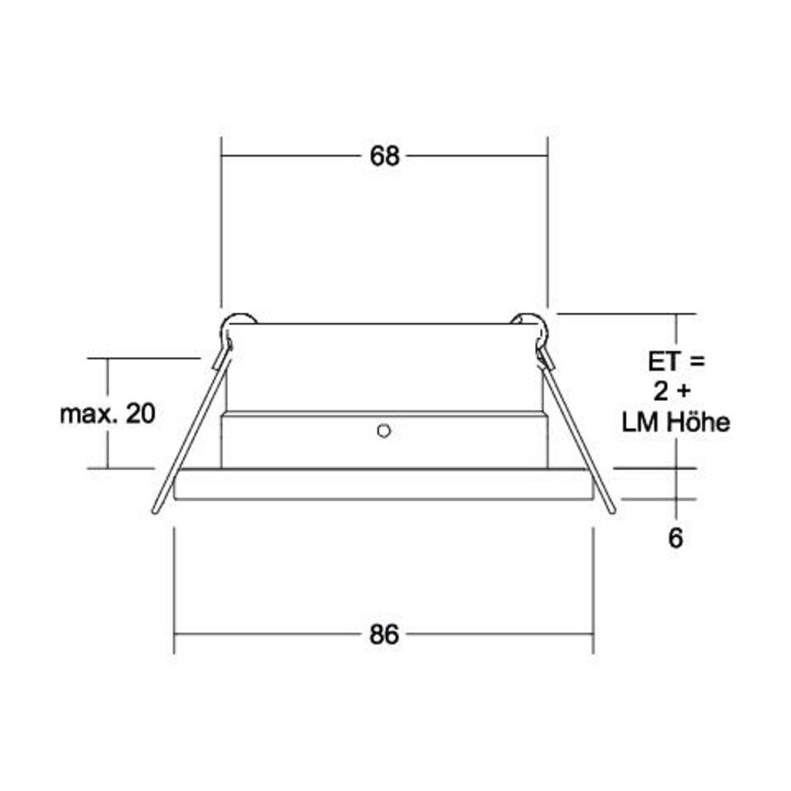 Brumberg Leuchten Einbaumodul rund 37005070