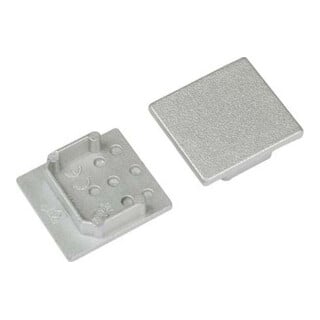 Brumberg Leuchten Embout pour cache-profil argent 53057260