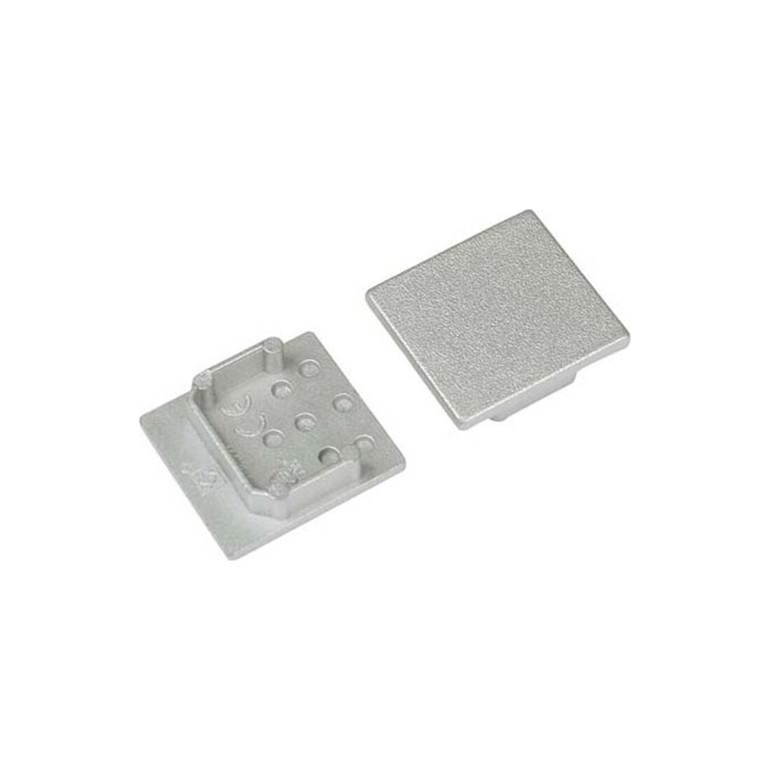 Brumberg Leuchten Embout pour cache-profil argent 53057260
