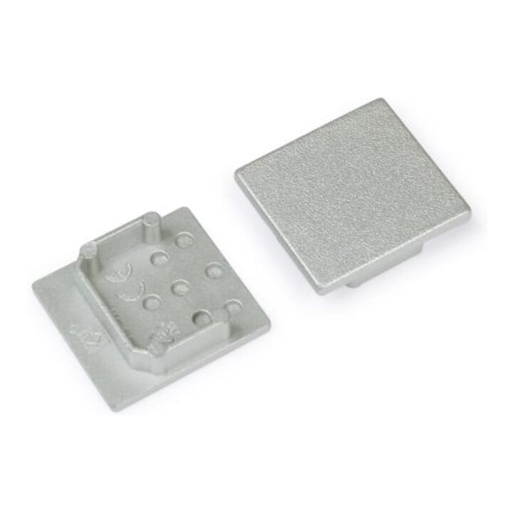 Brumberg Leuchten Embout pour cache-profil argent 53057260