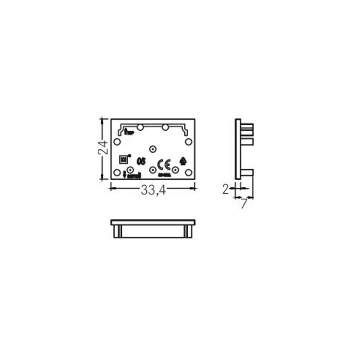 Brumberg Leuchten Embout pour couverture de profil 53092070