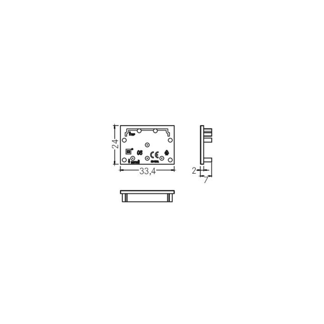 Brumberg Leuchten Embout pour couverture de profil 53092070