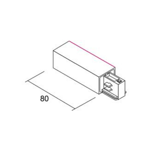 Brumberg Leuchten Endeinspeisung sw, Schutzleiter lks 88123080