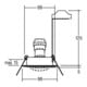 Brumberg Leuchten HV-Einbaustahler GU10 max.50W/weiß 36141070