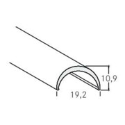 Brumberg Leuchten KU-Abdeckung opal 2000mm 53431070-2