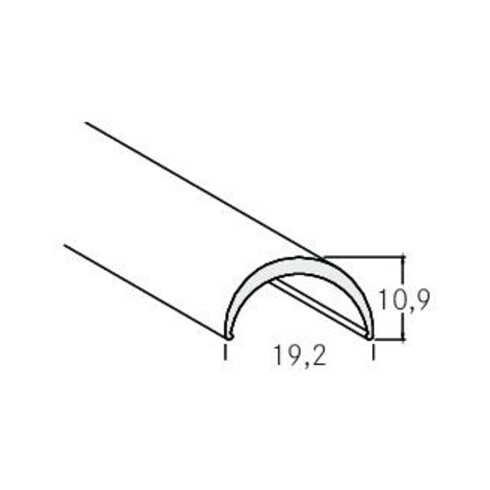 Brumberg Leuchten KU-Abdeckung opal 2000mm 53431070