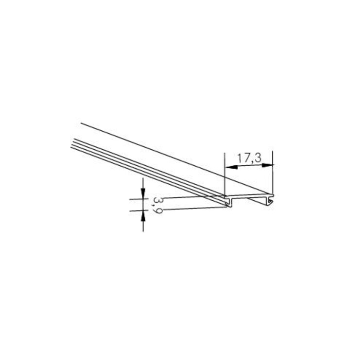 Brumberg Leuchten KU-Abdeckung opal 2000mm 53440070