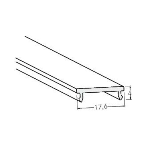 Brumberg Leuchten KU-Abdeckung transparent 2000mm 53402000