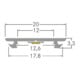 Brumberg Leuchten LED-Alu-Profil 2000mm silber 53753260