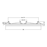 Brumberg Leuchten LED-An-und Einbaupanel 230V DA 65-310mm 12207073-2