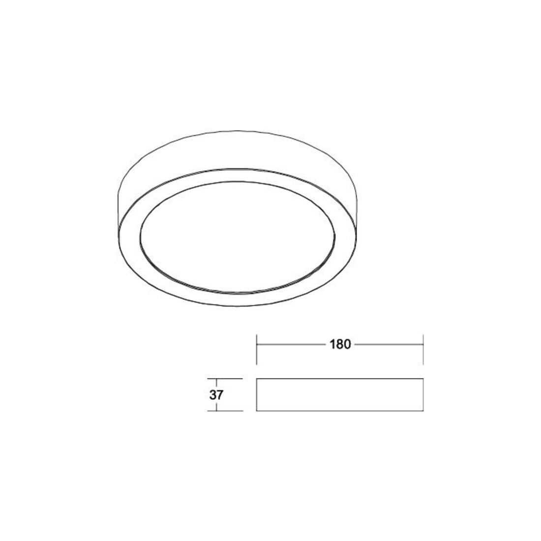 Brumberg Leuchten LED-Anbaupanel 12245073