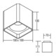 Brumberg Leuchten LED-Deckenanbauleuchte 3000K weiß 12040173