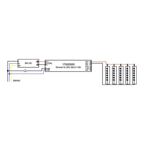 Brumberg Leuchten LED-Dimmer 24V DC DALI 1-10V 17502000