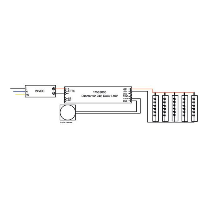 Brumberg Leuchten LED-Dimmer 24V DC DALI 1-10V 17502000