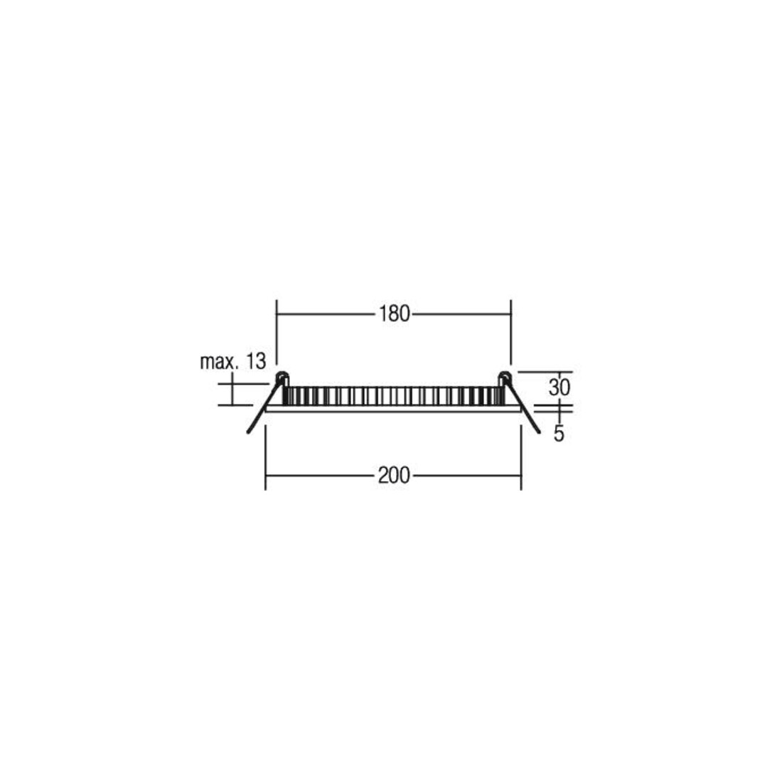 Brumberg Leuchten LED-Einbau-Panel 24VDC 3000K weiß 12217073