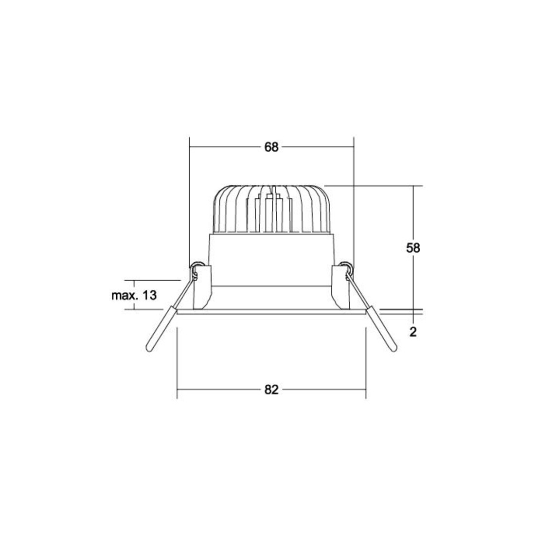 Brumberg Leuchten LED-Einbaudownlight 12384173