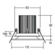 Brumberg Leuchten LED-Einbauleuchte 11W 3000K ws 350mA 12406073-4