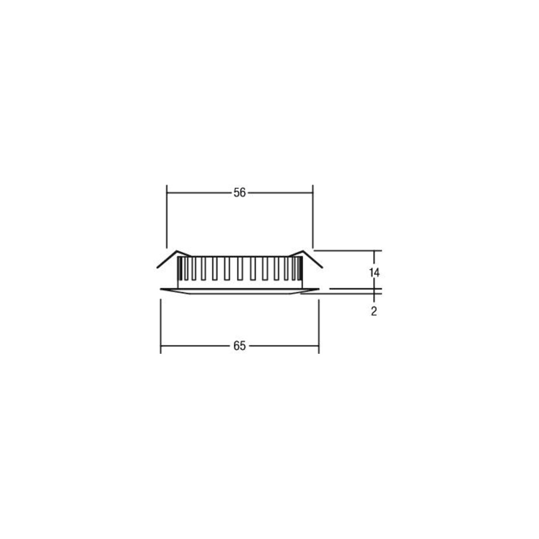 Brumberg Leuchten LED-Einbauleuchte 12V DC, chrom 12109023