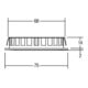 Brumberg Leuchten LED-Einbauleuchte 12V DC, nickel 12127153