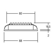 Brumberg Leuchten LED-Einbauleuchte 350mA 3000K 12090073-5