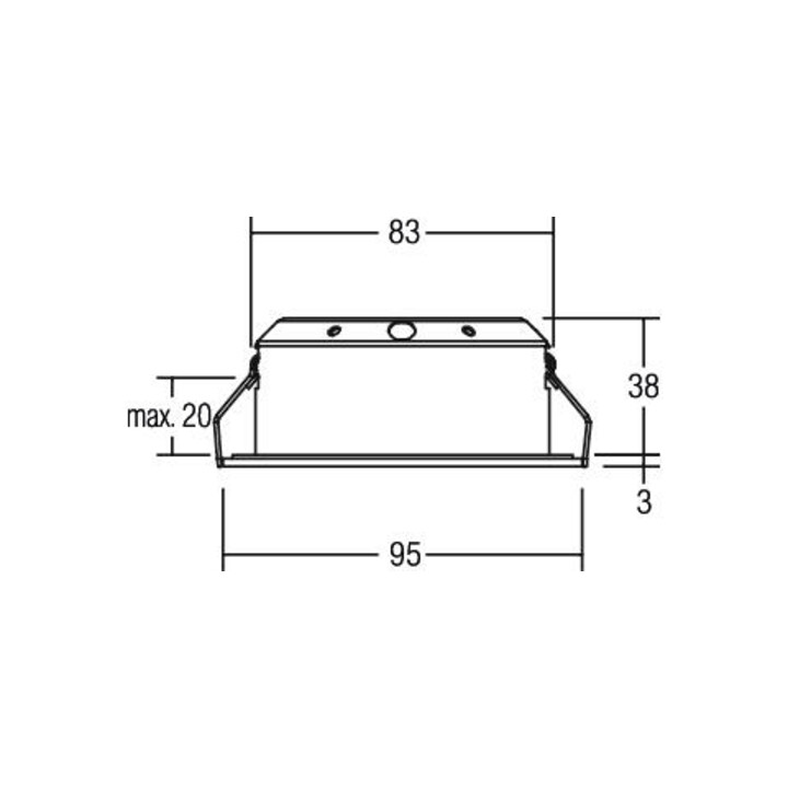 Brumberg Leuchten LED Einbauleuchte 350mA 3000K rund ni. 12276153