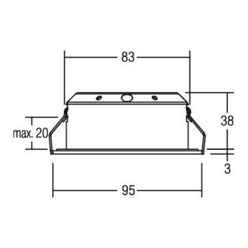 Brumberg Leuchten LED Einbauleuchte 350mA 3000K rund ws 12276173