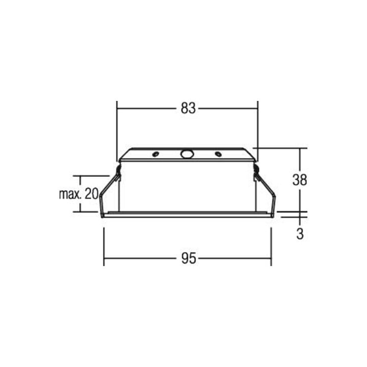 Brumberg Leuchten LED Einbauleuchte 350mA 3000K rund ws 12276173