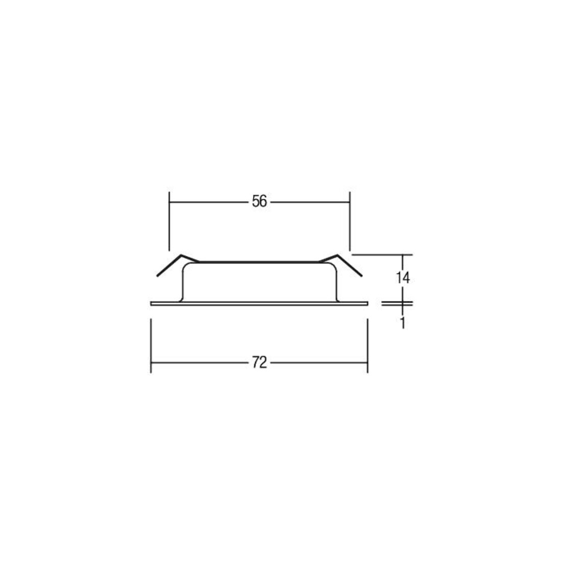 Brumberg Leuchten LED-Einbaustrahler 230V 3000K weiß 38370073