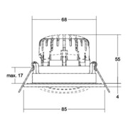 Brumberg Leuchten LED-Einbaustrahler 230V 39484183-1