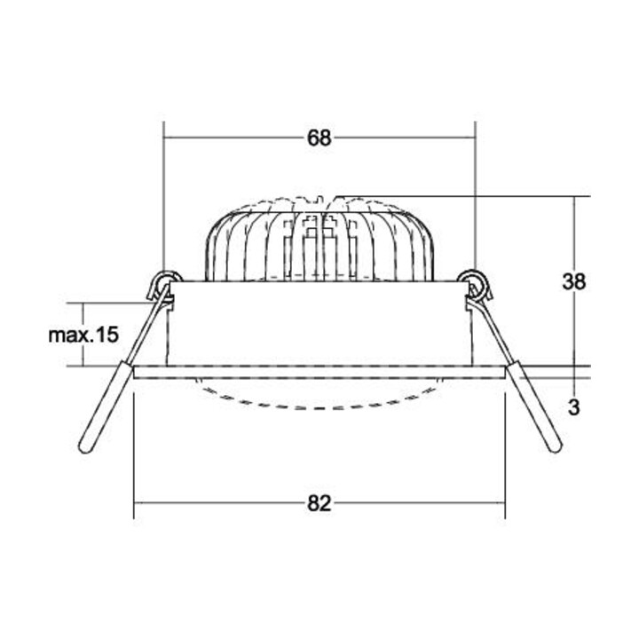 Brumberg Leuchten LED-Einbaustrahler 230V 41479183