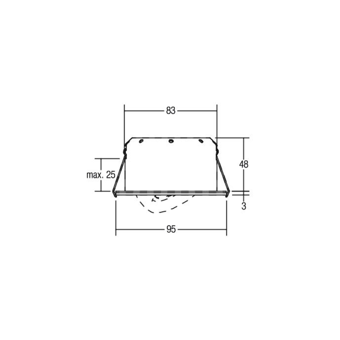 Brumberg Leuchten LED-Einbaustrahler 3000K 350mA 12277173