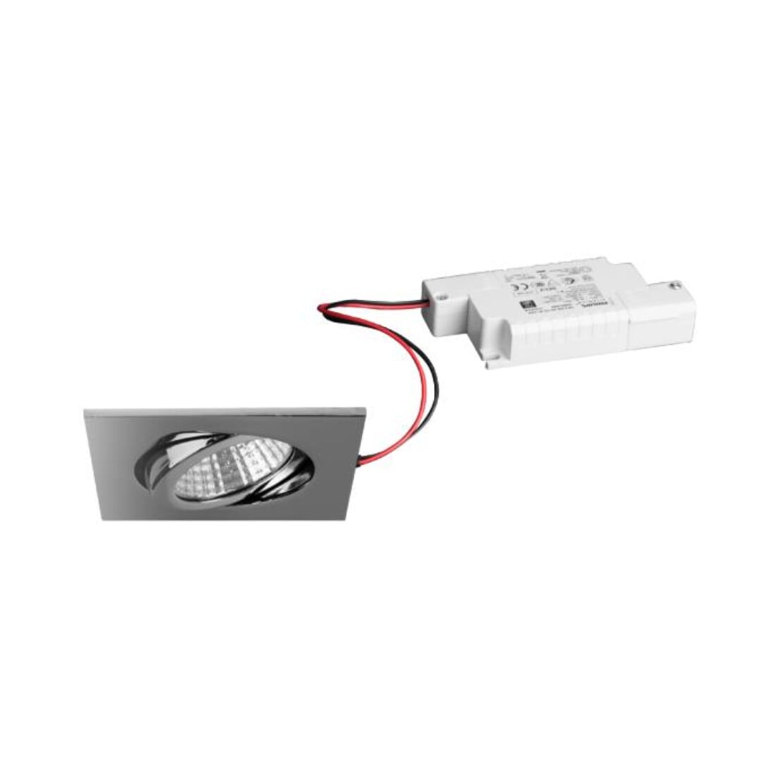 Brumberg Leuchten LED-Einbaustrahler 3000K chrom dimm. 39365023