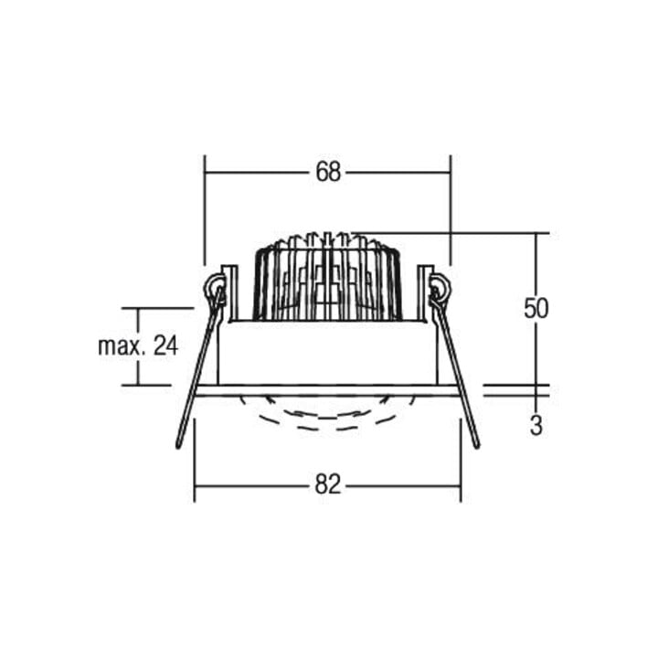 Brumberg Leuchten LED-Einbaustrahler 3000K IP65 33353253