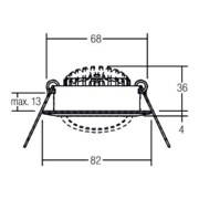 Brumberg Leuchten LED-Einbaustrahler 3000K ni./matt dimm. 39363153-5