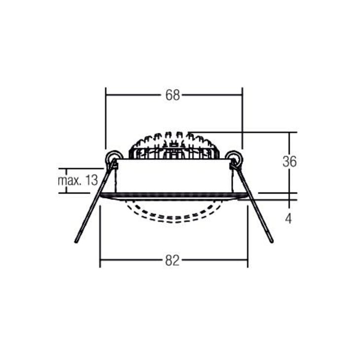 Brumberg Leuchten LED-Einbaustrahler 3000K weiß dimm. 39363073