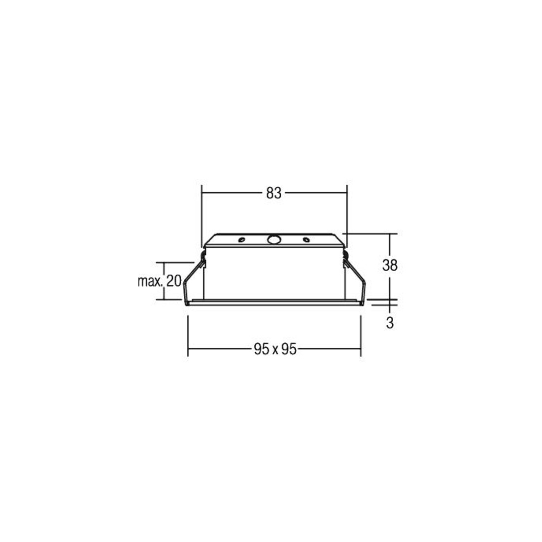 Brumberg Leuchten LED-Einbaustrahler 350mA 3000K weiss 12286173