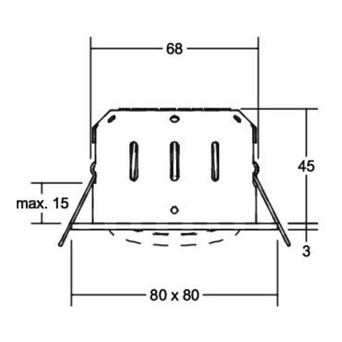 Brumberg Leuchten LED-Einbaustrahler 350mA 3000K weiß 12295173