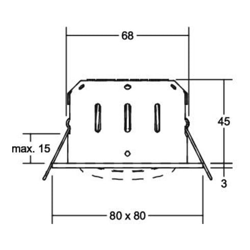 Brumberg Leuchten LED-Einbaustrahler 350mA 3000K weiß 12295173
