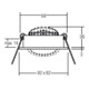 Brumberg Leuchten LED-Einbaustrahler 350mA d2w alu 12462253