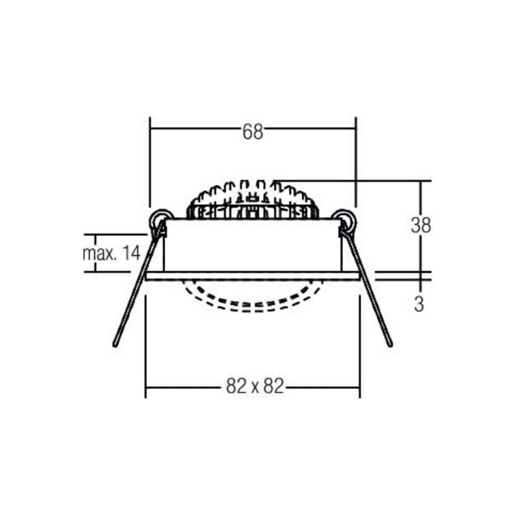Brumberg Leuchten LED-Einbaustrahler 350mA d2w weiß 12462073