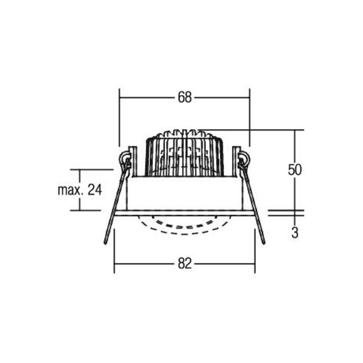 Brumberg Leuchten LED-Einbaustrahler IP65 350mA 1800-3000K 12443073