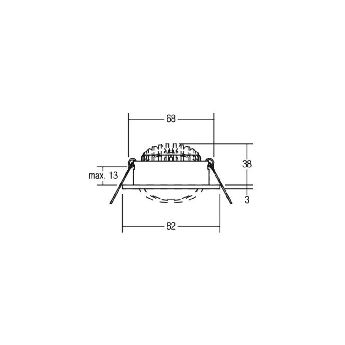 Brumberg Leuchten LED-Einbaustrahler weiß, TRIACdim. 39361073