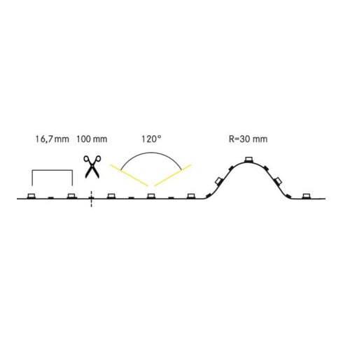 Brumberg Leuchten LED-Flexband 24V 4000K IP00 5m 38201004