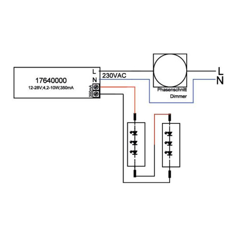 Brumberg Leuchten LED-Konverter 350mA 10W Phasendim 17640000